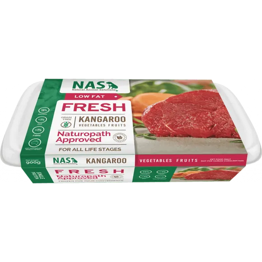 NATURAL ANIMAL SOLUTIONS - FreshRAW Roo for Dogs 900g (Frozen) - DE Pet