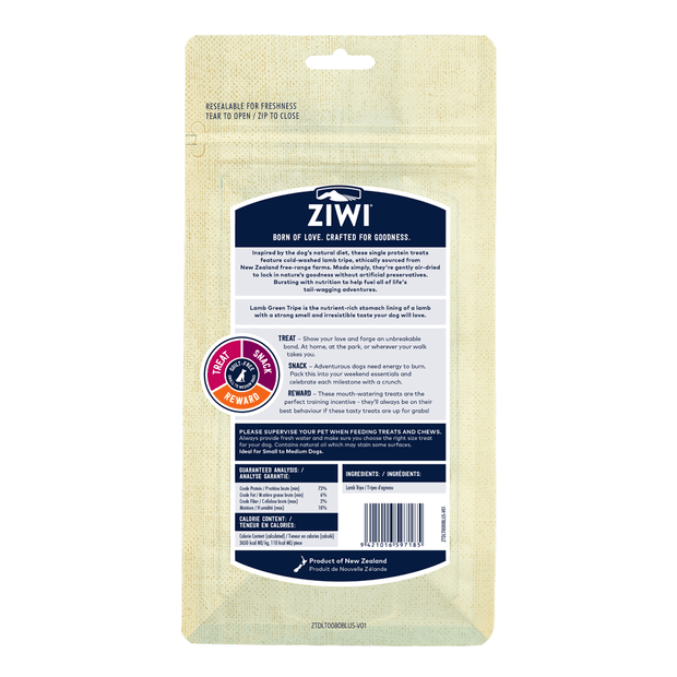 ZIWI - Peak Lamb Green Tripe Oral Chew - DE Pet